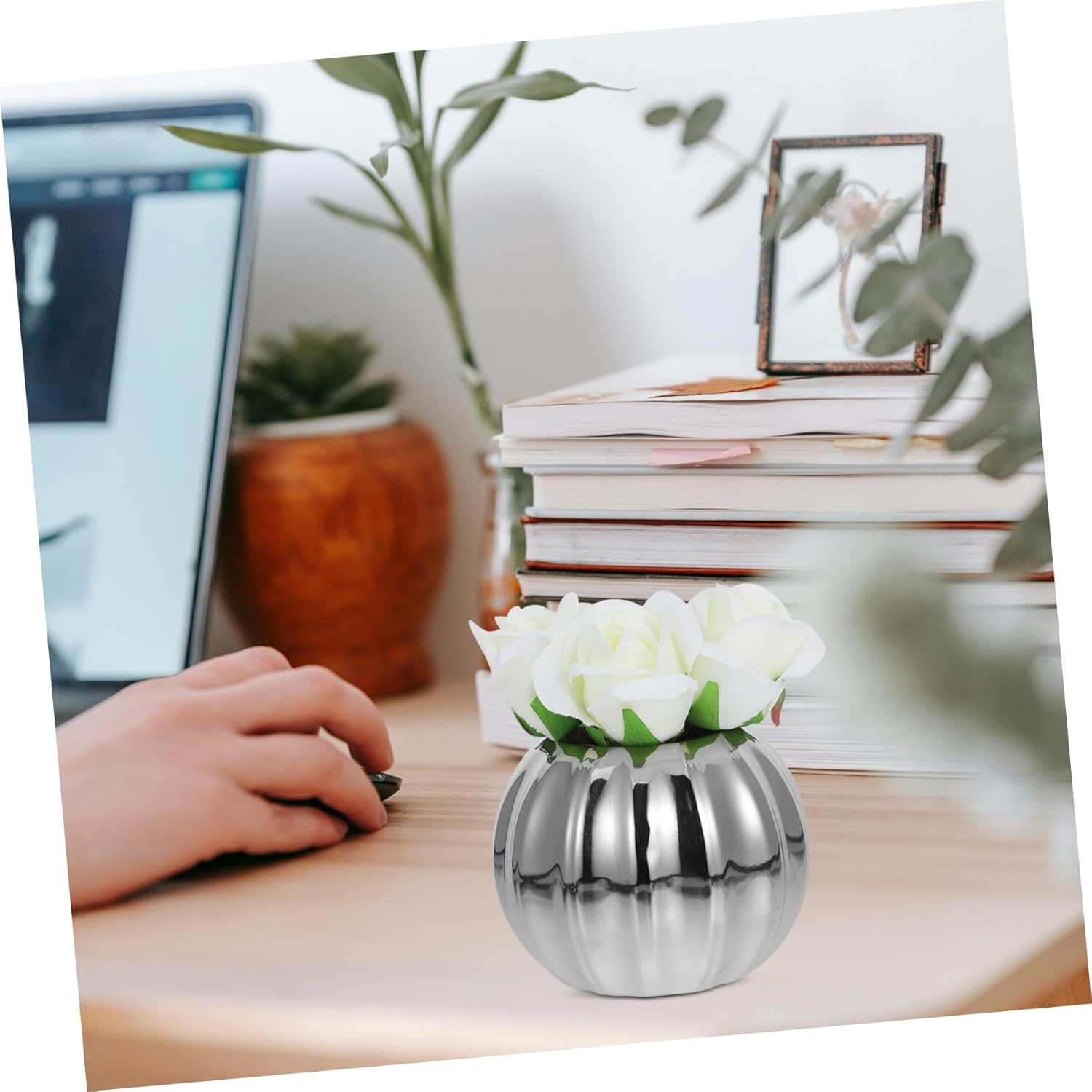 Zerodeko Ceramic Flower Vase Elegant Nordic Style