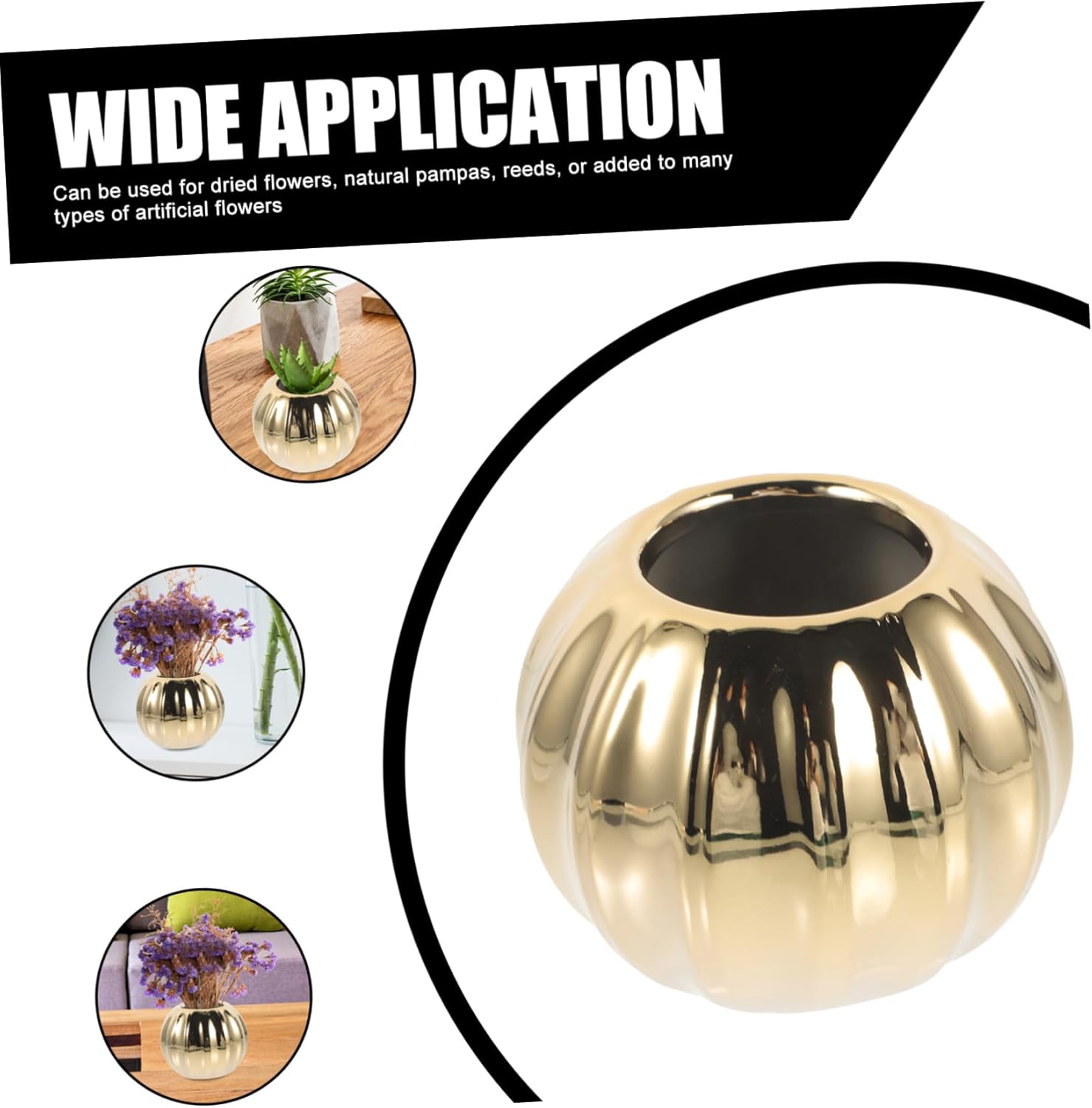 Zerodeko Modern Nordic Ceramic Flower Vase for Home Office and Events