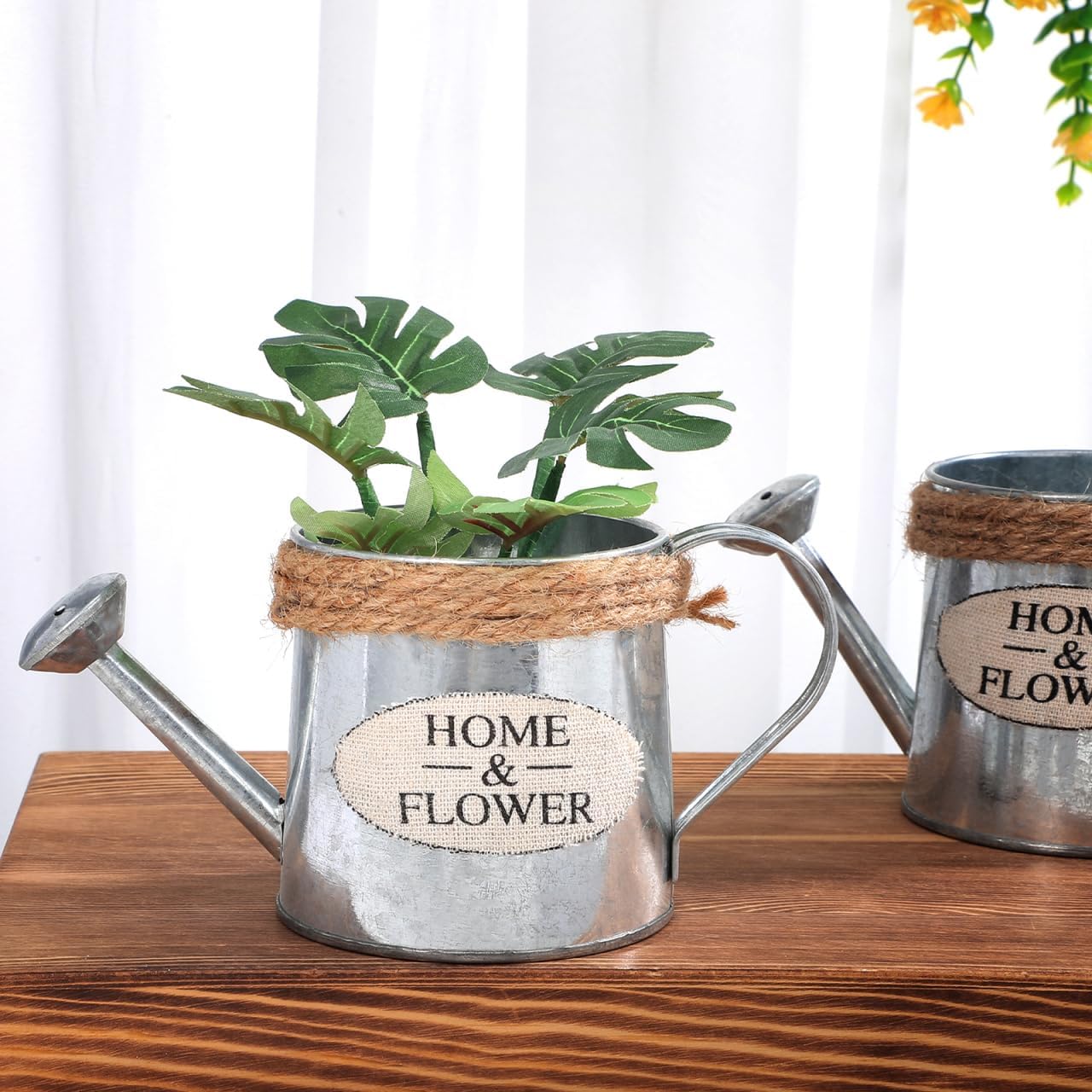Ciieeo 3pcs Mini Iron Watering Can Flower Vase