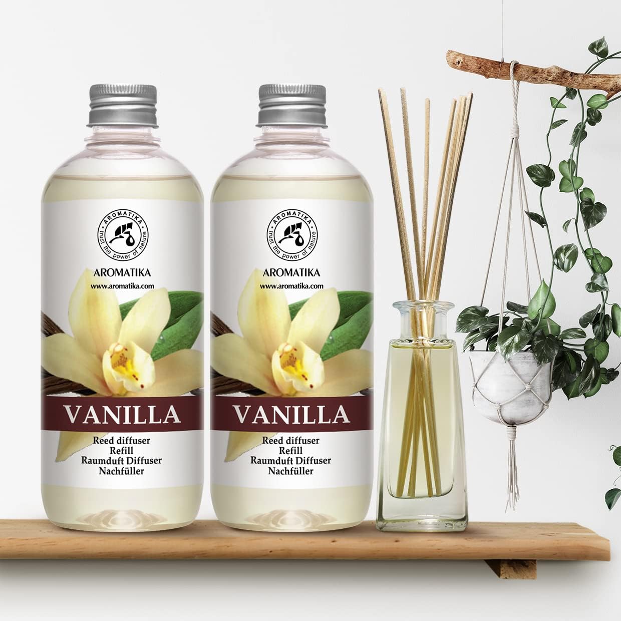 Vanilla Aroma Diffuser Refill 34 Fl Oz