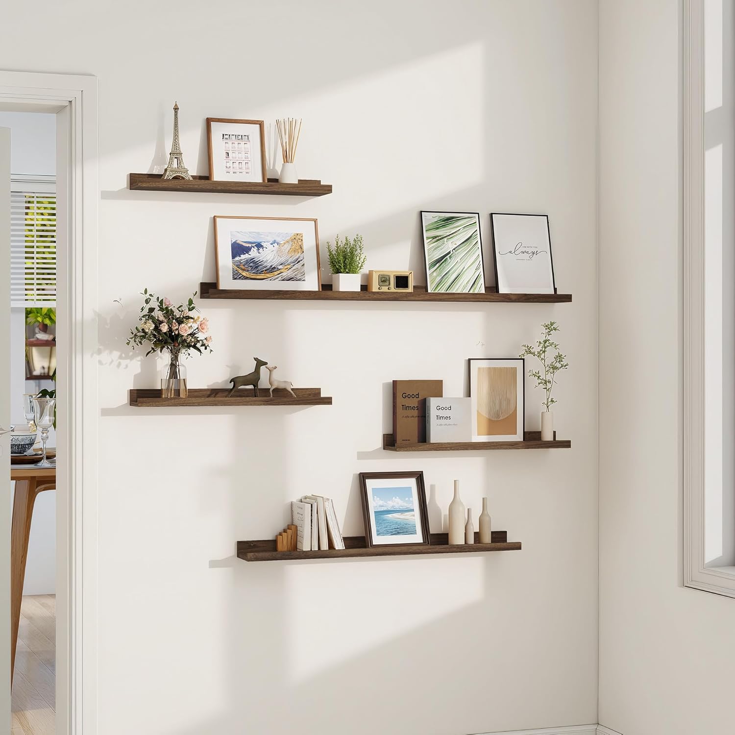 Dreamland Floating Shelf Set of 2 24 Inch for Wall
