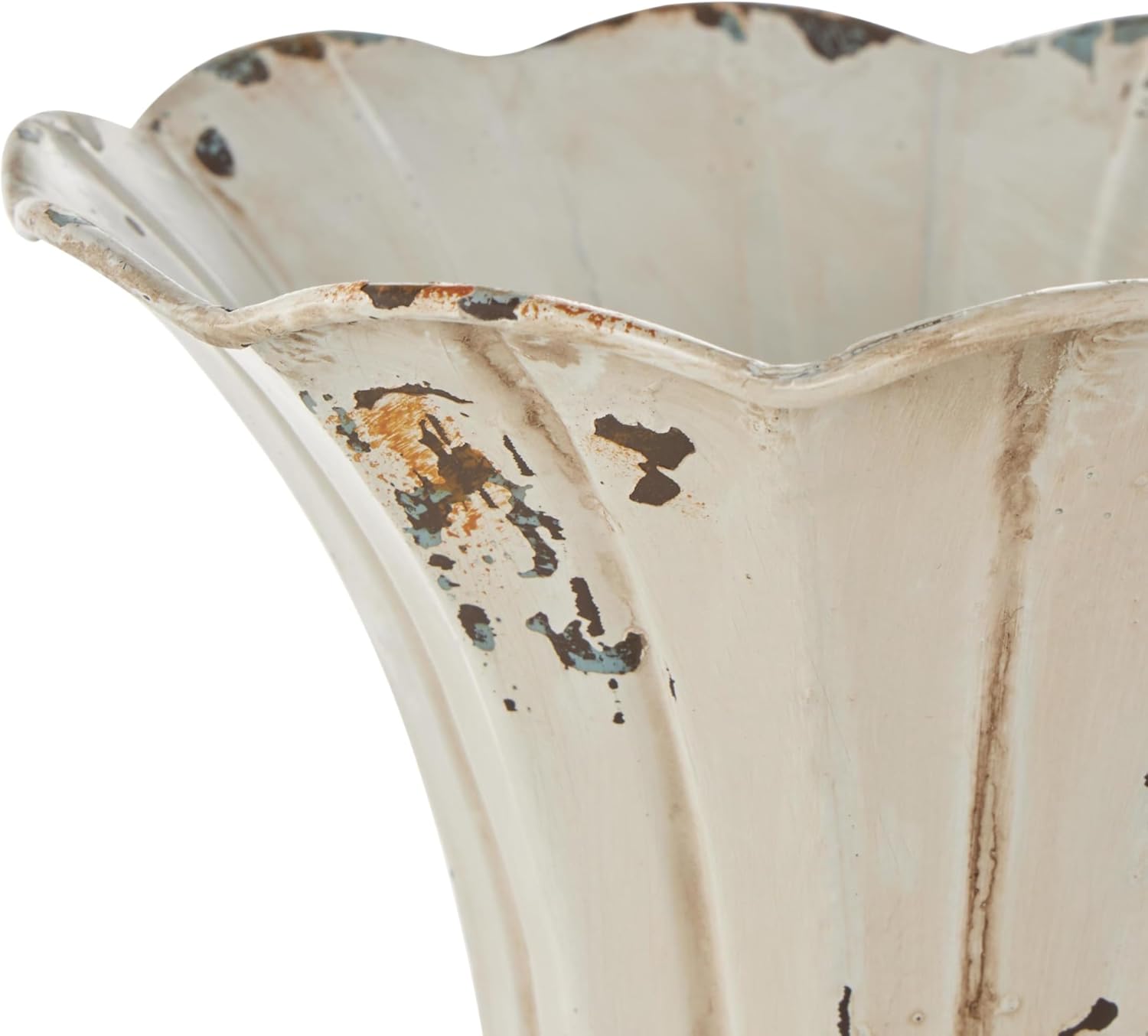 Deco 79 Vintage Tulip Metal Flower Vase