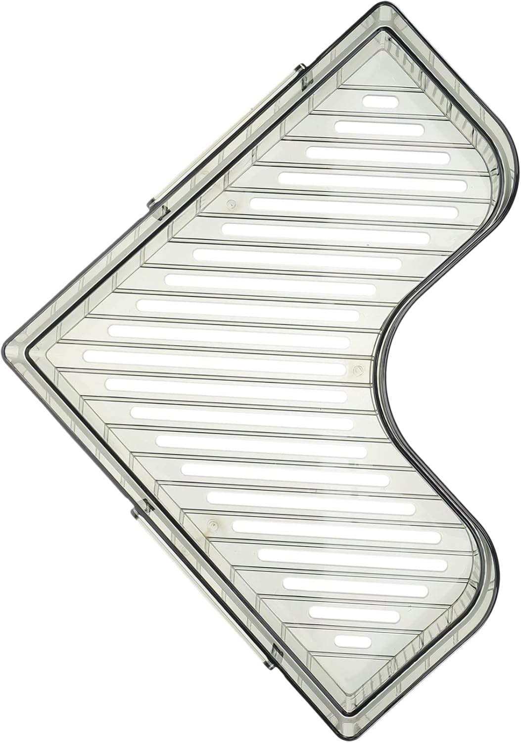 Bathroom Wall Rack with Drainage Green Corner Shelf