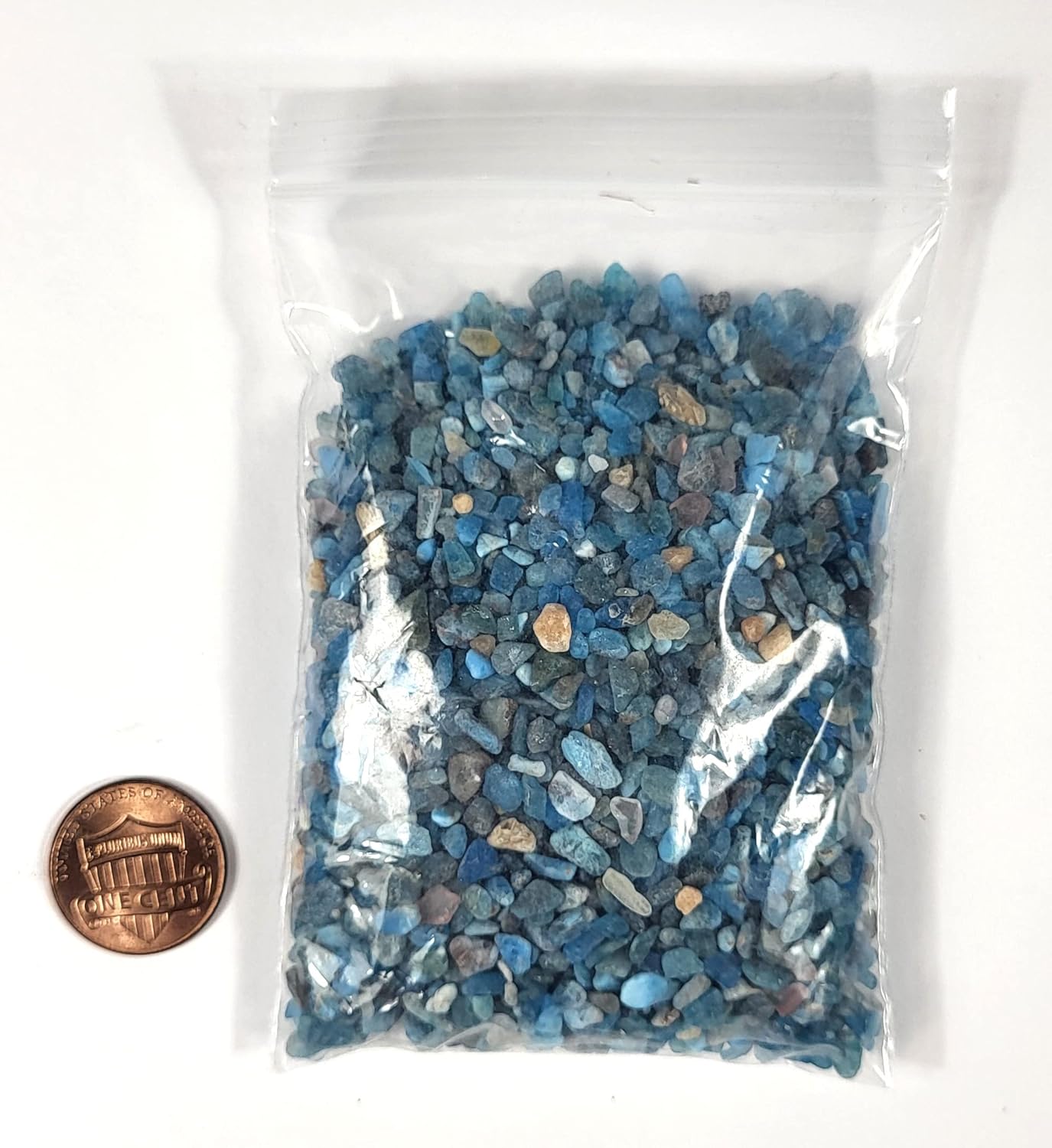HQRP Blue Apatite Tumble Stones - 1 Bag 100g