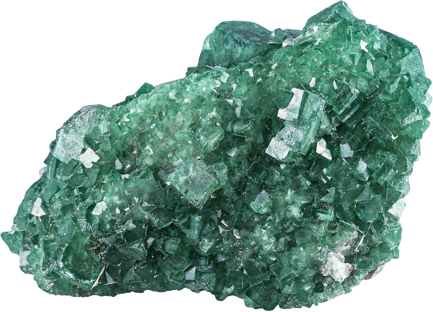 Amogeeli Natural Fluorite Crystal for Feng Shui Decor