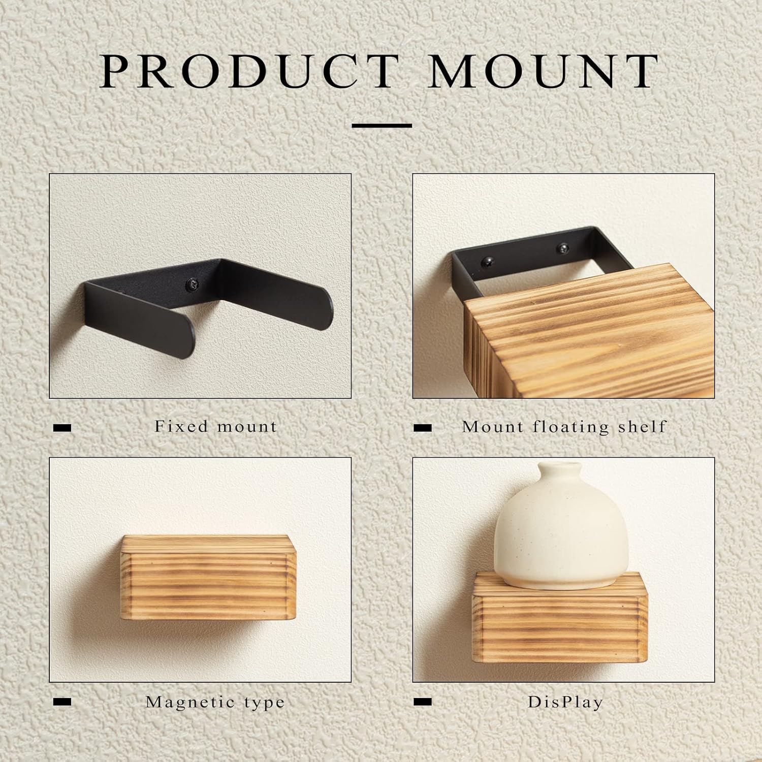 Freezing Point Mini Floating Shelf for Home Decor