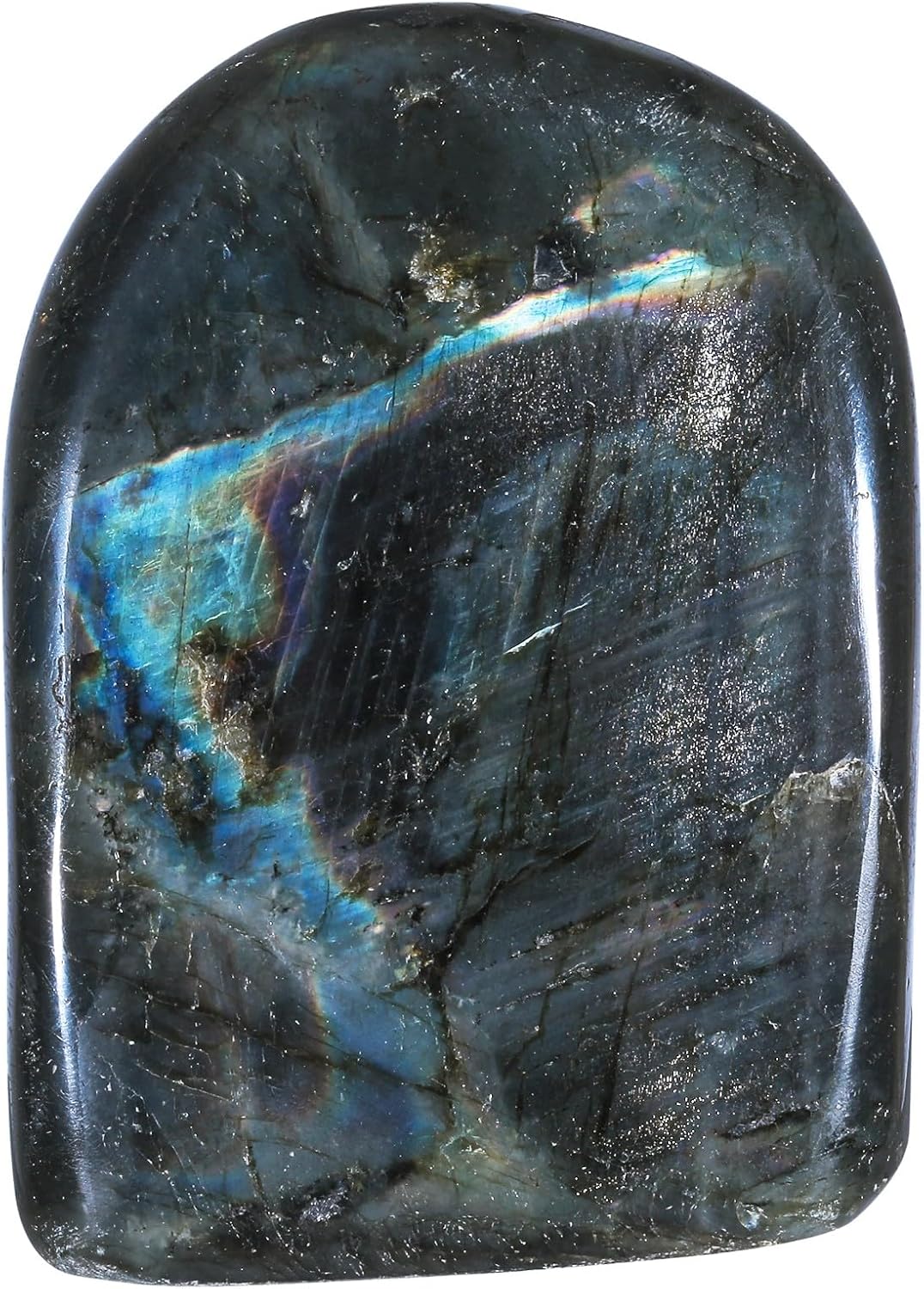 Rockcloud Irregular Labradorite Palm Stone Slab 044-066 lb