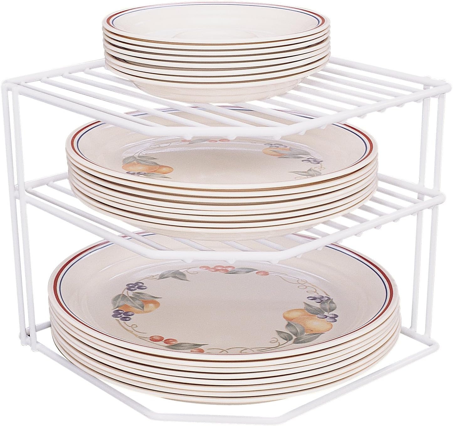 Grayline 40316 White Corner Helper Shelf