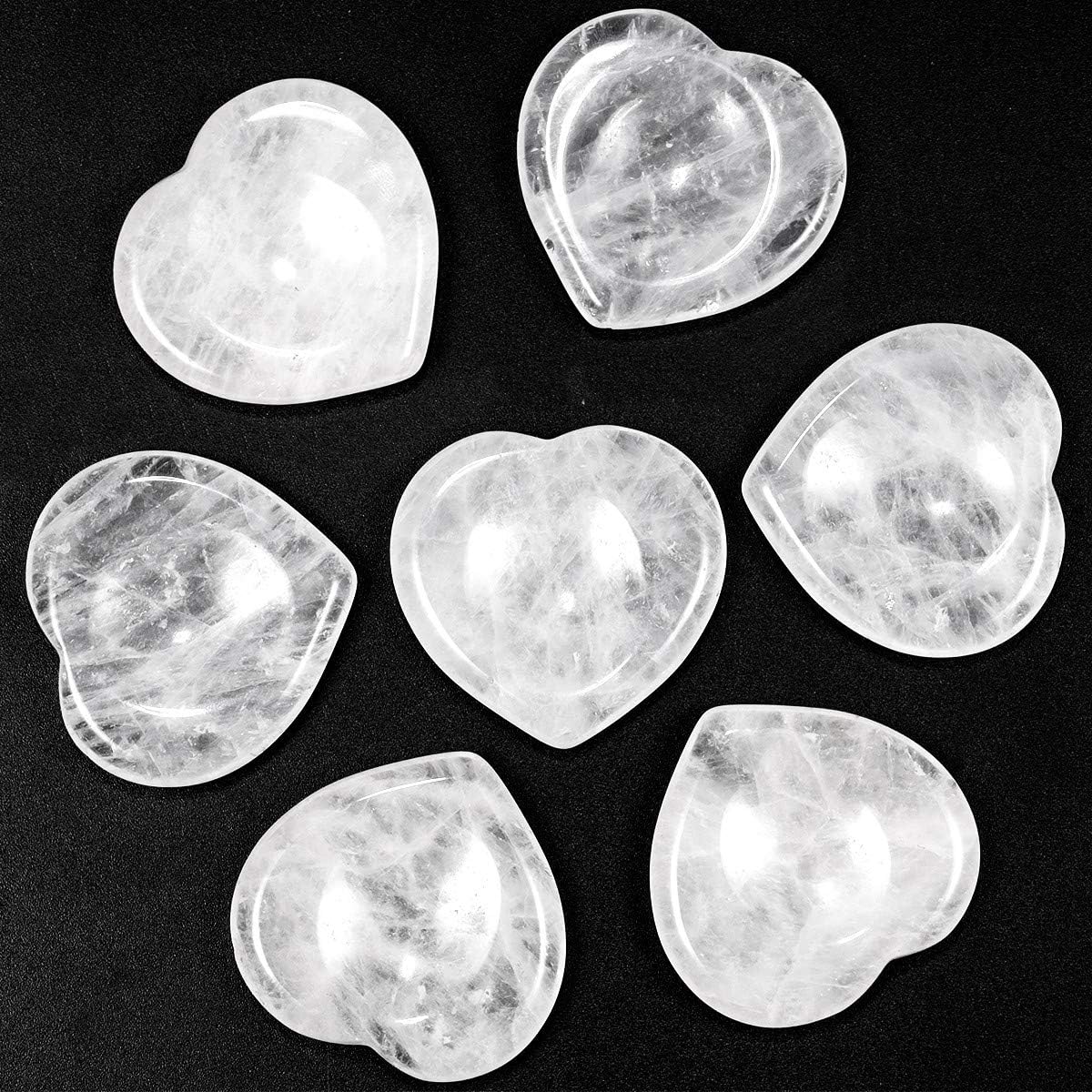 SUNYIK Heart Shaped Thumb Worry Stone for Relaxation