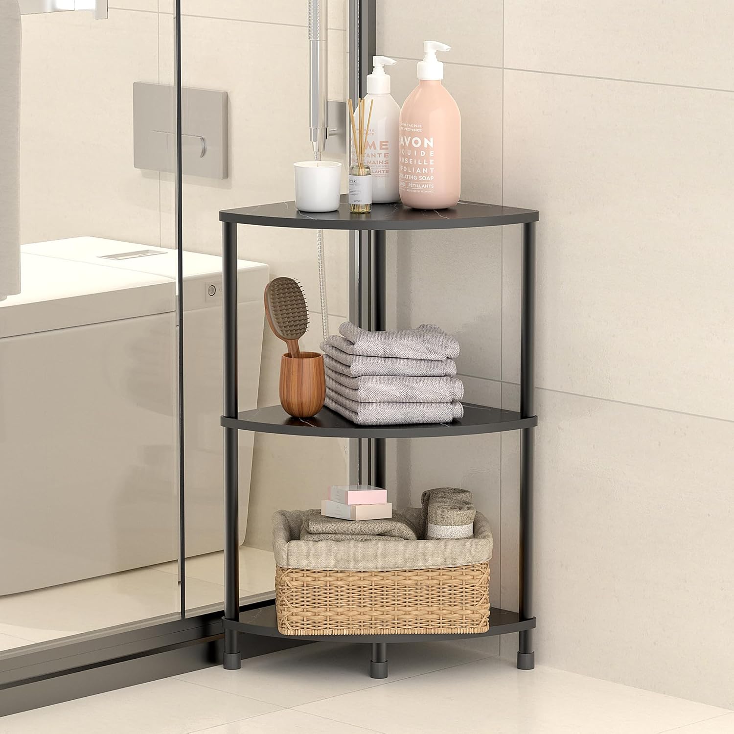 Greatseas Book Small Corner Shelf 3 Tier Display