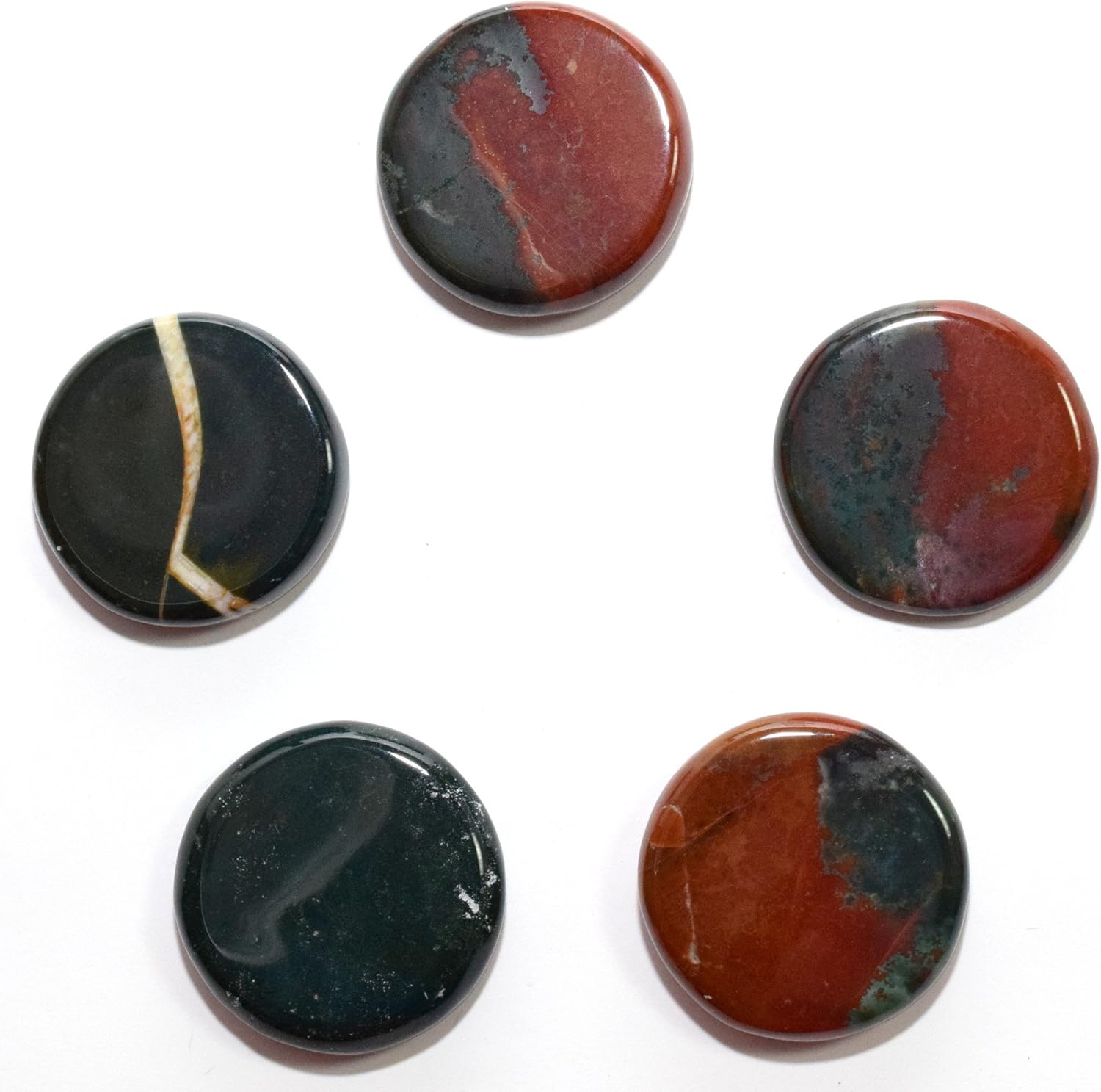HQRP Bloodstone Stand for Meditation Stones