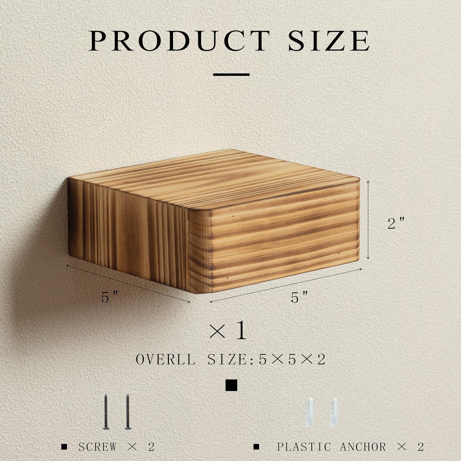 Freezing Point Mini Floating Shelf for Home Decor