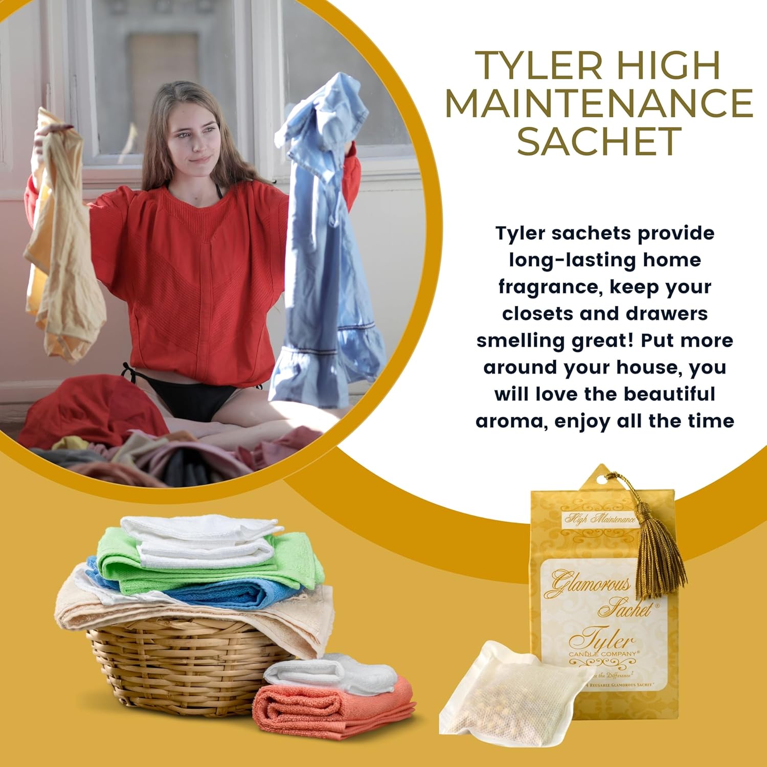 Worldwide Nutrition Bundle Glamorous Reusable Dryer Sachets and Key Chain