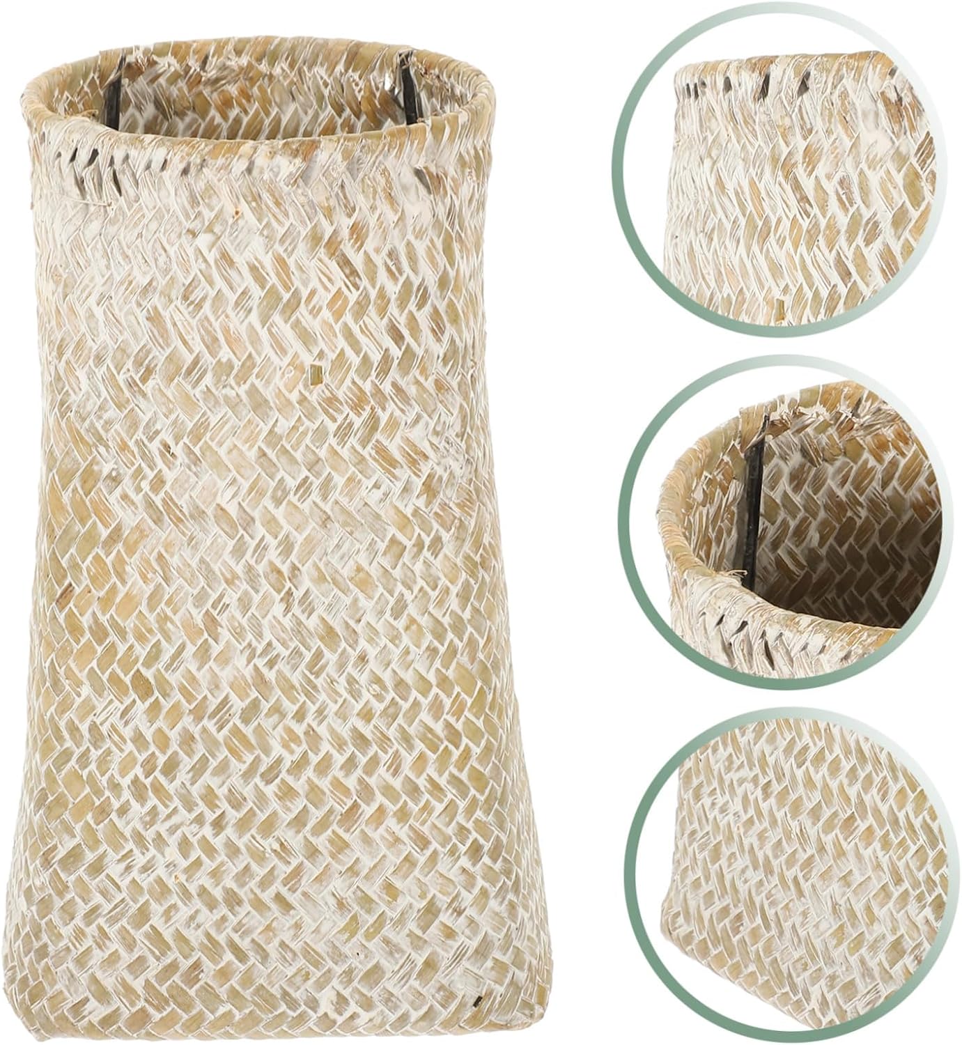 Woven Flower Vase Handmade Seagrass Dried Flower Holder