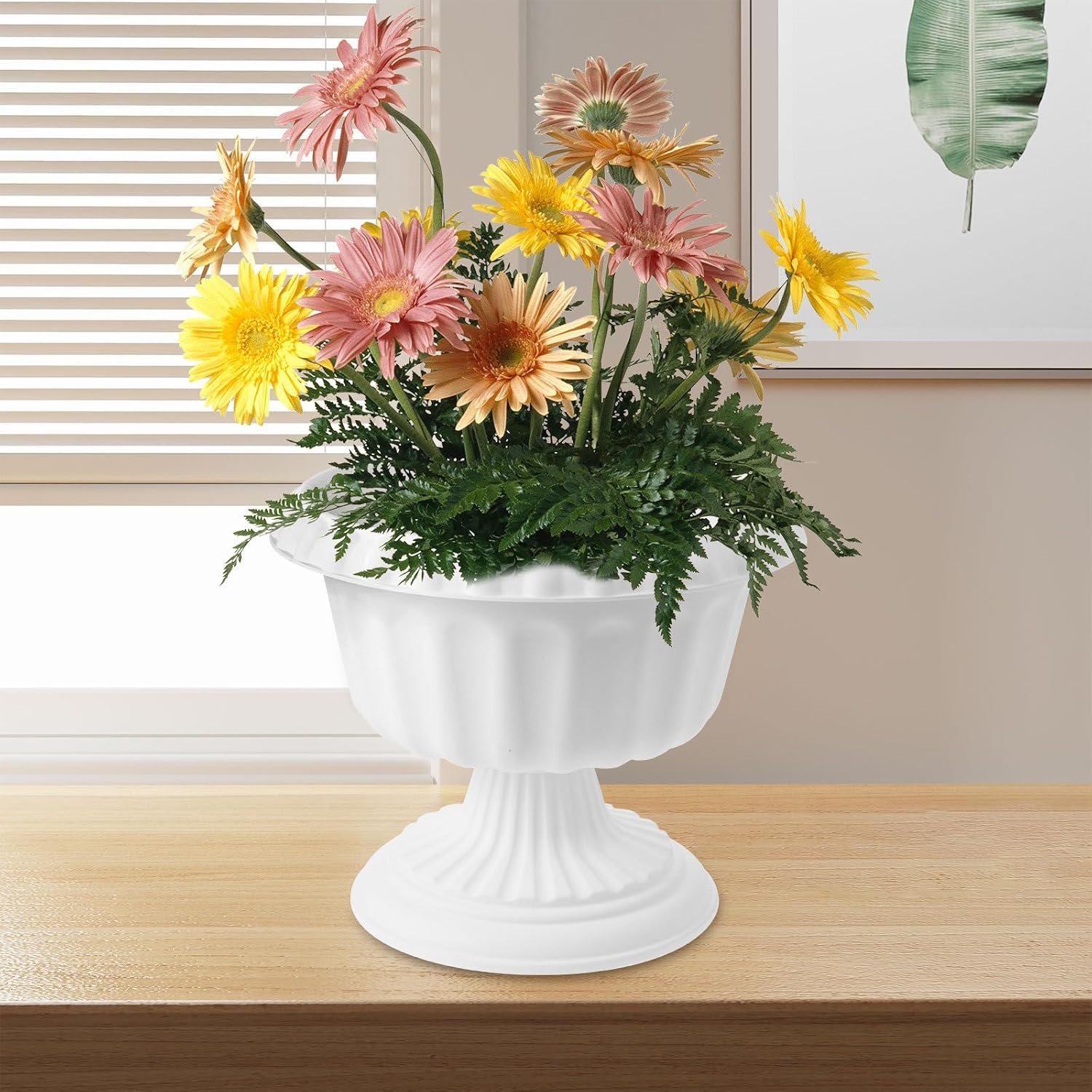 PRETYZOOM Retro Flowerpot Decor Vase for Front Porch