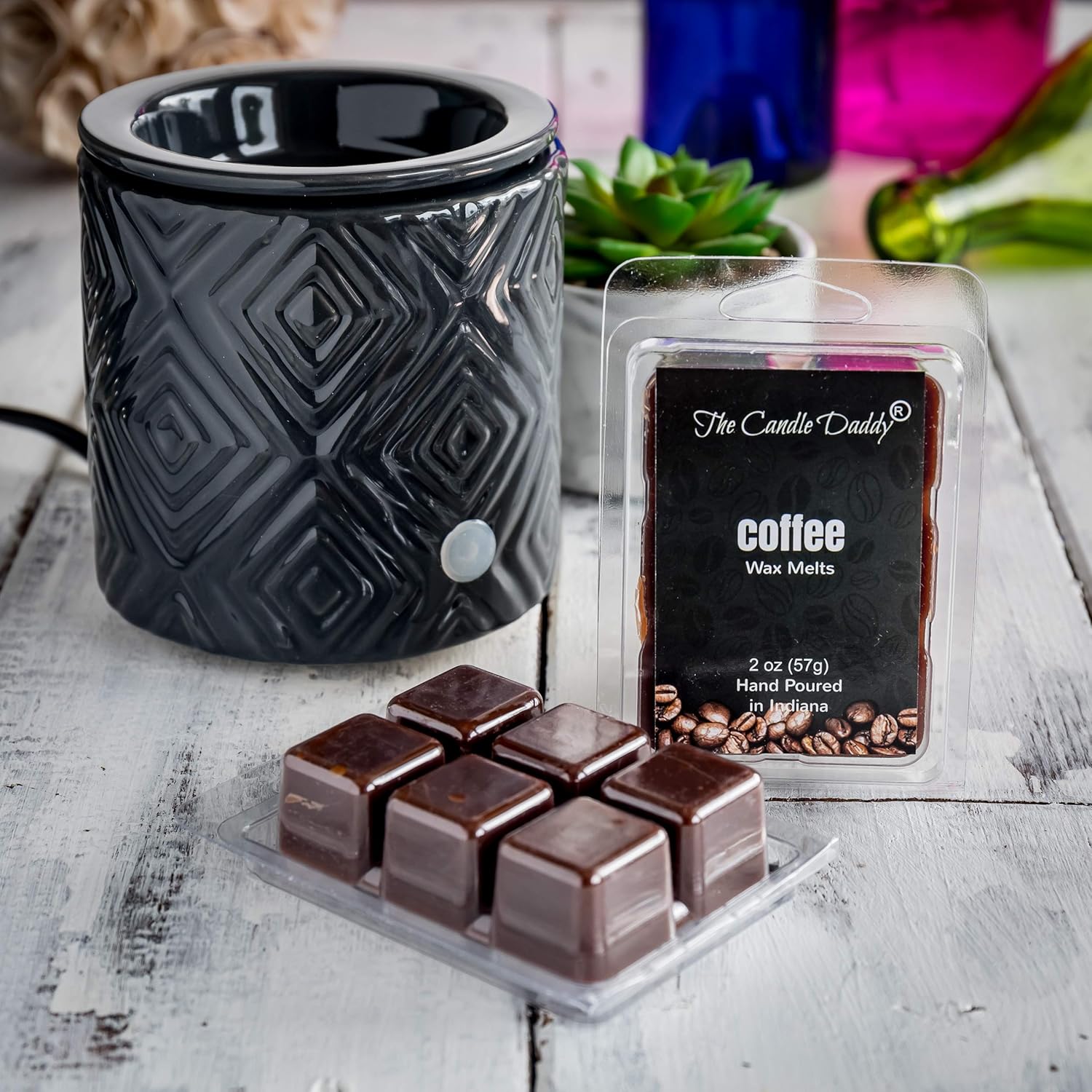 The Candle Daddy Coffee Scented Wax Cubes - 6 Pieces 2 Oz