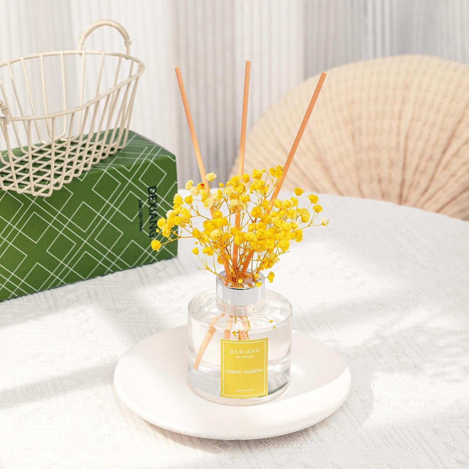 Lemon Verbena Reed Diffuser Set 100ml 6 Sticks