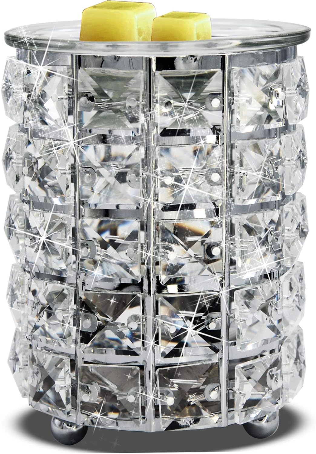 Leyoue Wrought Iron Crystal Wax Melt Warmer Electric Oil Burner