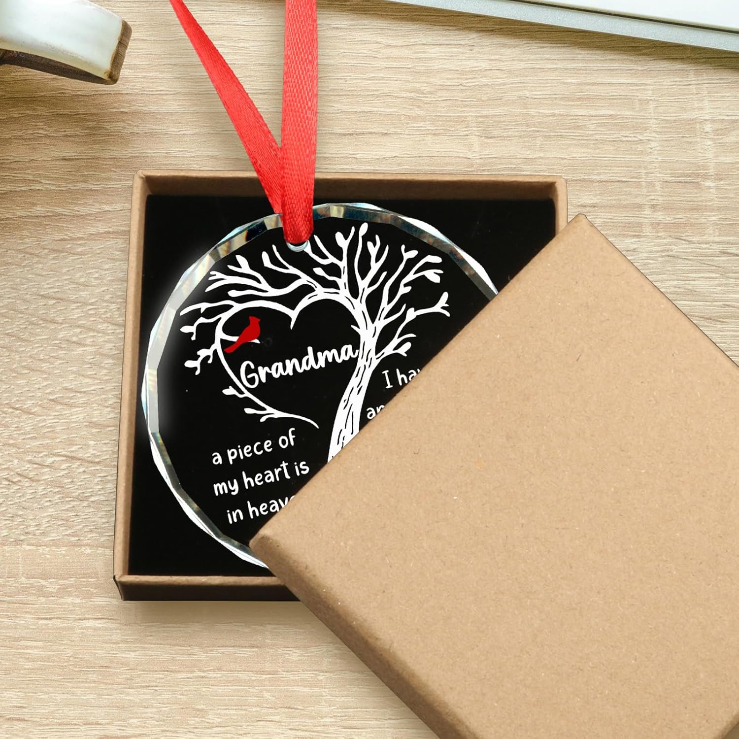 Memorial Gift for Grandma Heartfelt Sympathy Ornament