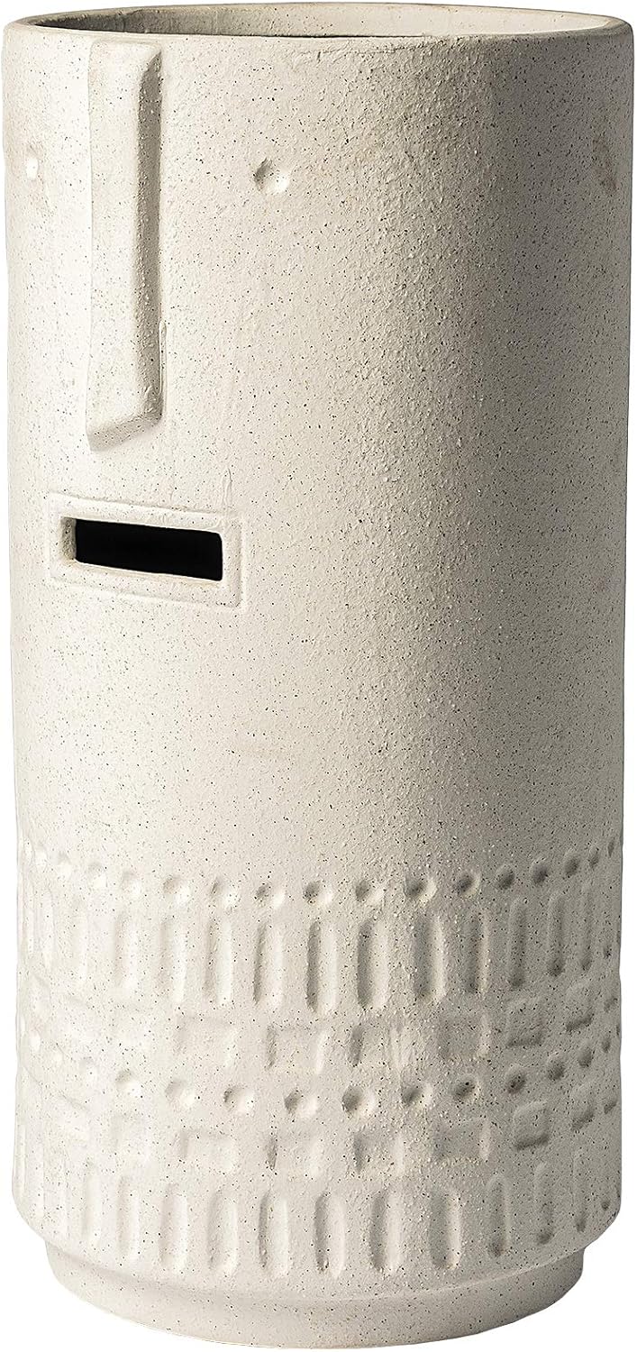 Mercana Decor Ceramic Jacob II Vase White