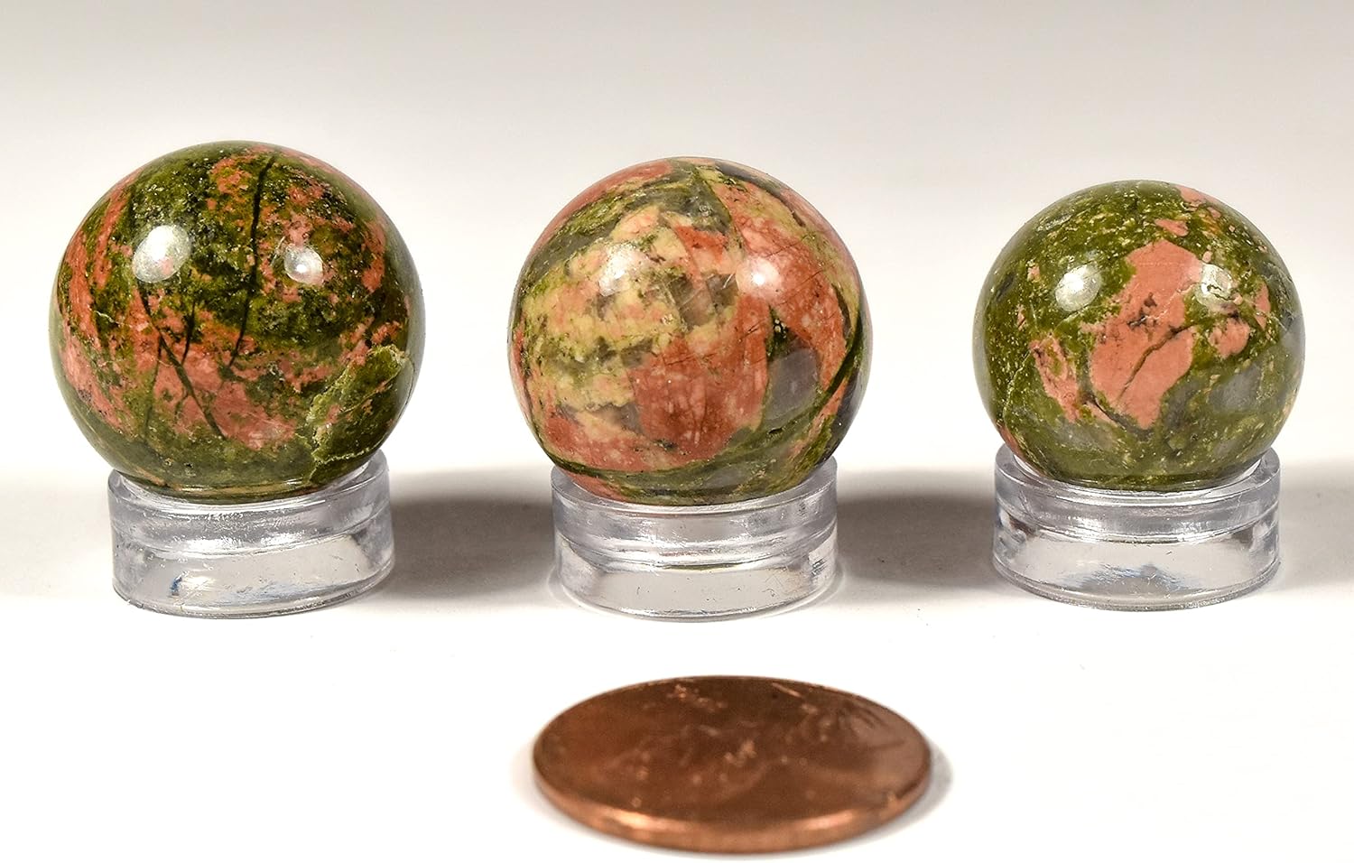 HQRP 20mm Unakite Sphere Polished Crystal Mineral Specimen - 1PC