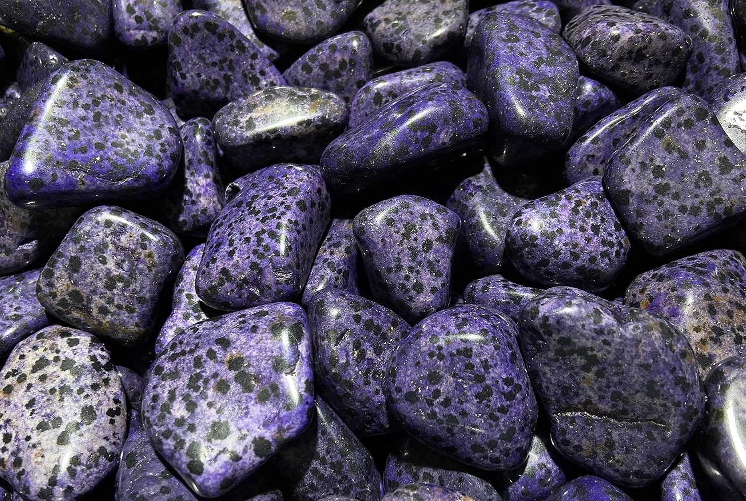 Tumbled Purple Dalmation Jasper 3 Pound Set