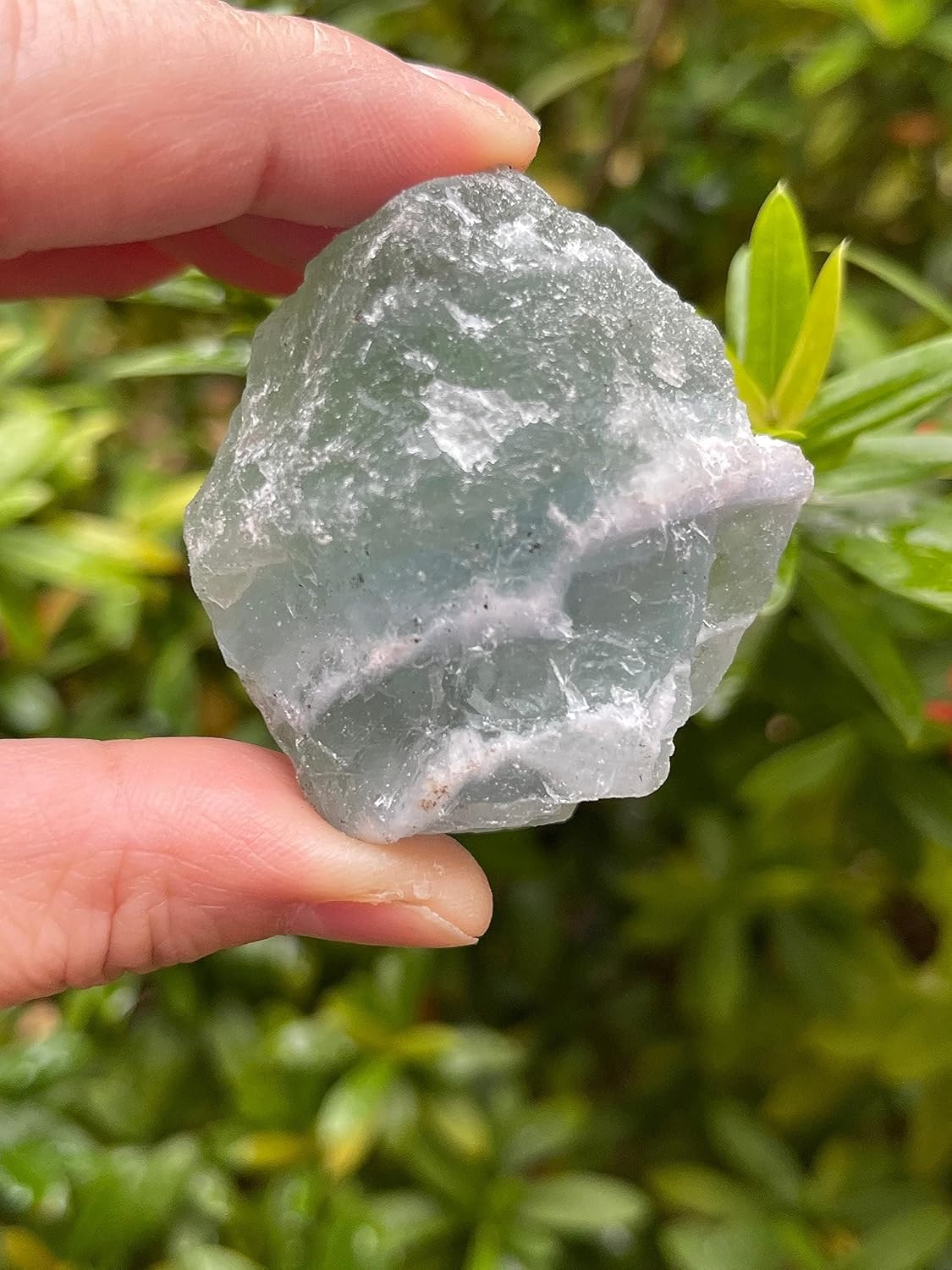 GAF TREASURES Natural Green Fluorite Stone 1 Piece