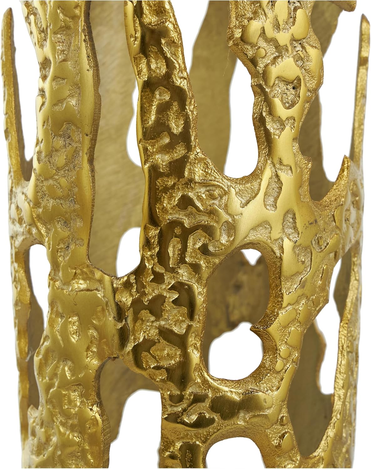 Deco 79 Gold Aluminum Decorative Vase