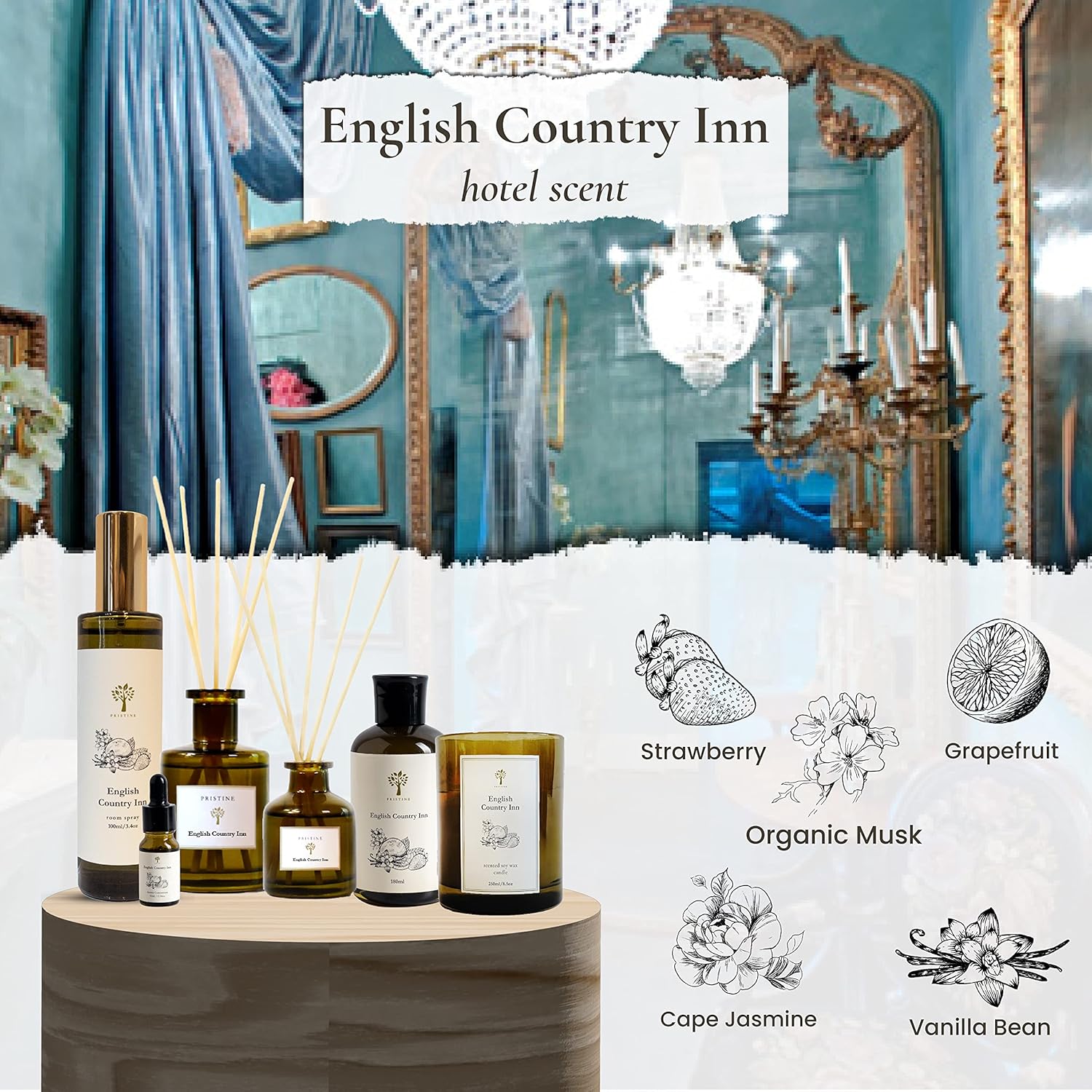 PRISTINE English Country Inn Diffuser Refill