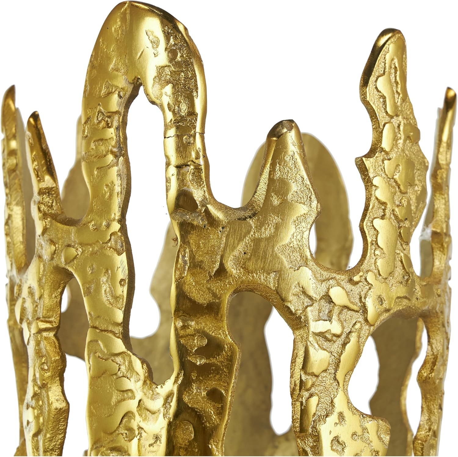 Deco 79 Gold Aluminum Decorative Vase