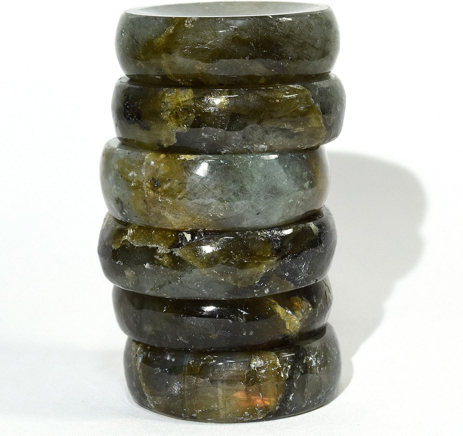 HQRP Labradorite Stand for Sphere Egg Polished Worry Stone