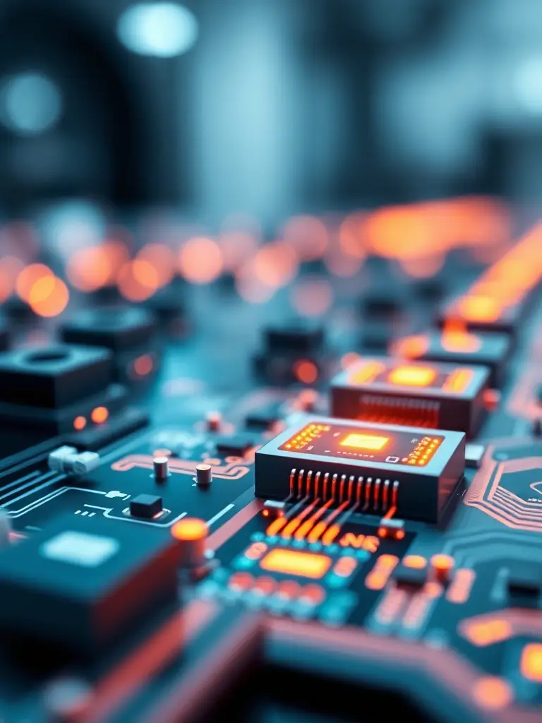 A close-up, high-resolution image of nano-scale data touchpoints, illustrating their responsiveness and ability to facilitate real-time data interactions. The image should convey interactivity and advanced engineering.